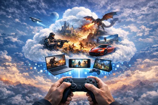 videogiochi che si trovano al centro delle nuvole