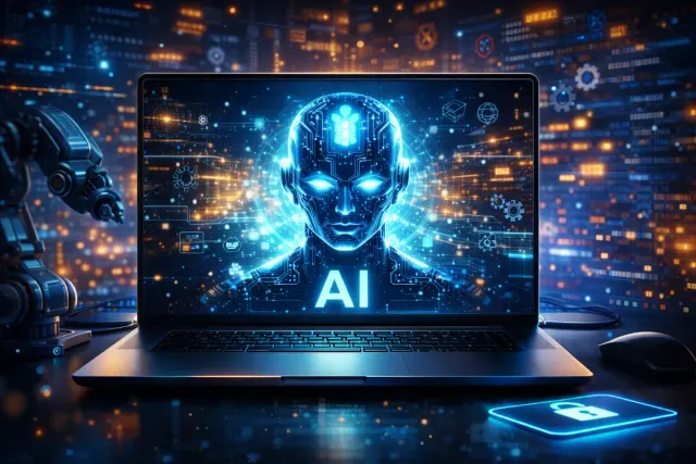 computer con dentro l'ai