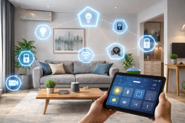 soggiorno smart home 